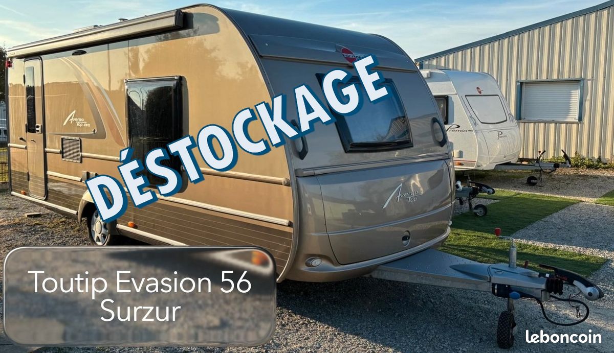 Burstner averso top ts 2013 - deplace caravane - lit central - store banne