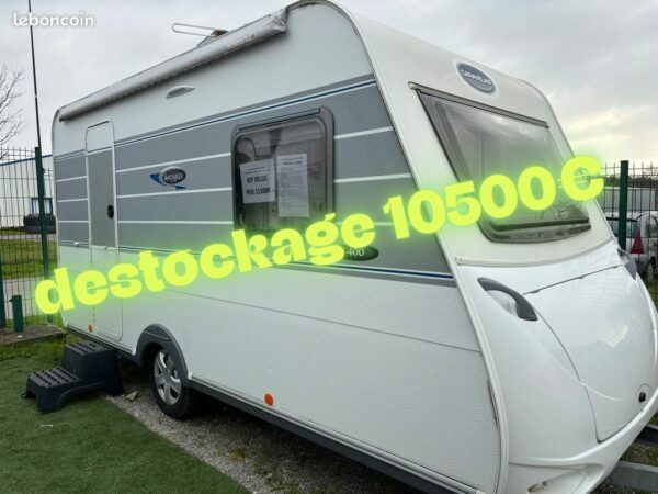 Caravane caravelair antares luxe 400 - deplace caravane - store manuel - annee 2013