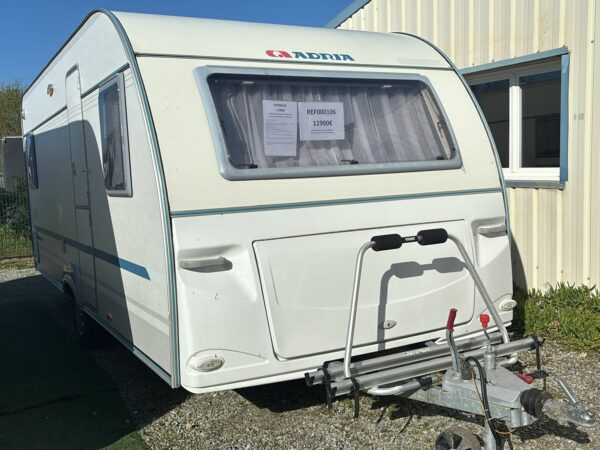 Caravane adria altea 512up annee 2012 - deplace caravane - solette - porte-velos
