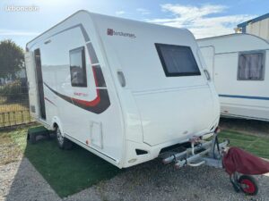 Caravane sterckeman 395 cp starlett - deplace caravane - auvent - porte-velos
