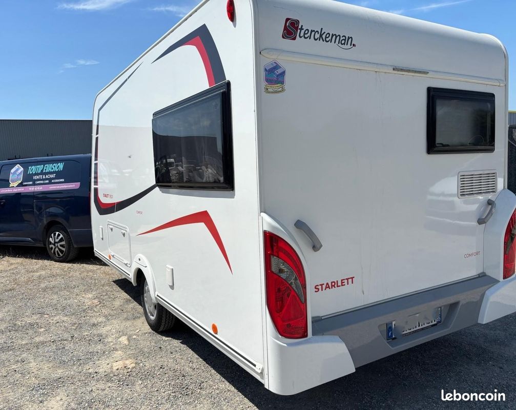 Caravane sterckeman 395 cp starlett - deplac caravane - auvent - porte-velos – Image 7
