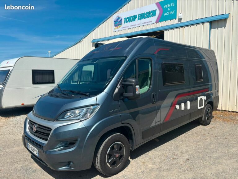 Fourgon amenage RIMOR HORUS 45 FIAT DUCATO MULTIJET II - DOUBLE LIT ARRIERE SUPERPOSES - STORE BANNNE - 25600 KM - ANNEE 2021