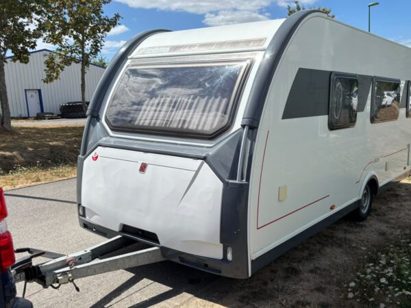 Caravane sterckeman alize 455 cp - annee 2014 - lit central - deplace caravane - auvent