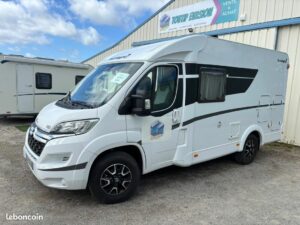 Camping car sunlight v60 mjet 120 ch compact - porteur citroen - longueur 5m95 - store flama - 20000km - 2020